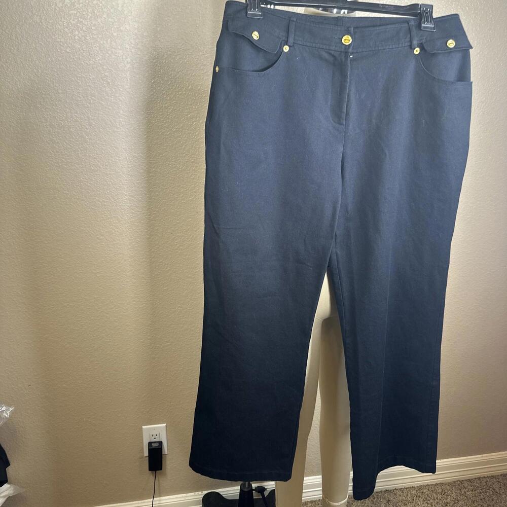 St John Sport Size 14 Black Pants High Rise‎ brw
